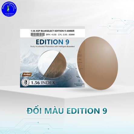 TRÒNG KÍNH ĐỔI MÀU EDITION 9 ROCKY CANADA CHIẾT SUẤT 1.56-