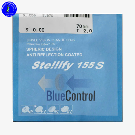 TRÒNG KÍNH LỌC ÁNH SÁNG XANH HOYA STELLIFY BLUE CONTROL- CHIẾT SUẤT 1.55