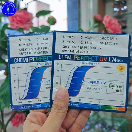 TRÒNG CẮT ÁNH SÁNG XANH CHEMI HÀN QUỐC- CHIẾT SUẤT 1.74 U6