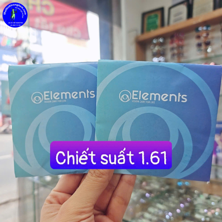 TRÒNG KÍNH CẮT ÁNH SÁNG XANH ELEMENTS SINGAPORE- Elements Blue UV Cut Night ar- chiết suất 1.61