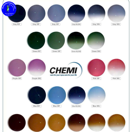 TRÒNG KÍNH MÁT CÓ ĐỘ CẬN CHEMI HÀN QUỐC- CHIẾT SUẤT 1.60U1/U2/U6