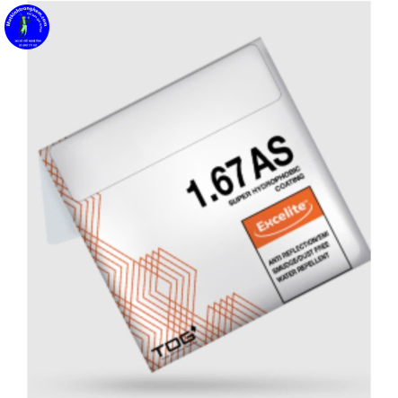 TRÒNG KÍNH SIÊU MỎNG CHIẾT SUẤT 1.67 EXCELITE TOG- KO NGĂN ÁNH SÁNG XANH