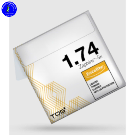 TRÒNG KÍNH SIÊU MỎNG CHIẾT SUẤT 1.74 EXCELITE TOG- KO NGĂN ÁNH SÁNG XANH