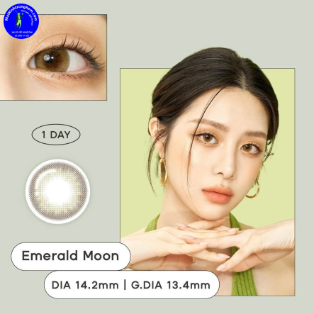 KÍNH ÁP TRÒNG 1 NGÀY MÀU EMERALD MOON - interojo HÀN QUỐC