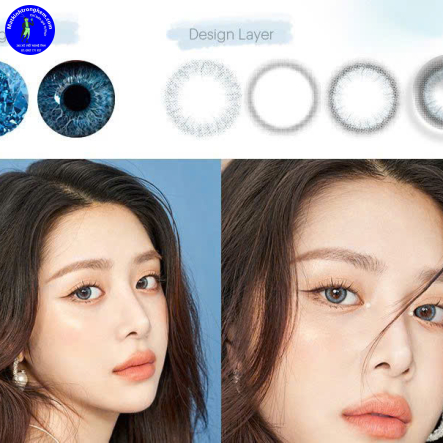 KÍNH ÁP TRÒNG 1 NGÀY MÀU SAPPHIRE MOON- interojo HÀN QUỐC