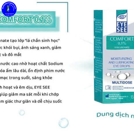 NƯỚC MẮT NHÂN TẠO EYESEE COMFORT 15ml- AVIZOR TÂY BAN NHA