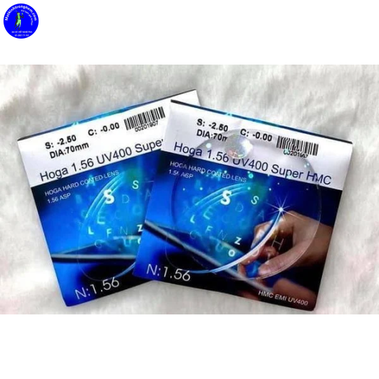 TRÒNG KÍNH HOGA 1.56SP UV400 SUPER HMC CHÍNH HÃNG