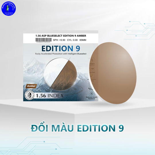 TRÒNG KÍNH ĐỔI MÀU EDITION 9 ROCKY CANADA CHIẾT SUẤT 1.56-