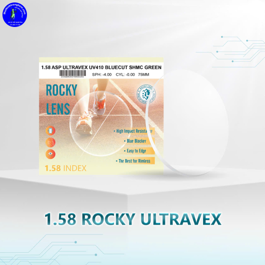 TRÒNG KÍNH GIẢM BỂ ROCKY CANADA- CHIẾT SUẤT 1.58, CẮT ÁNH SÁNG XANH