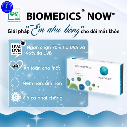 KÍNH ÁP TRÒNG BIOMEDICS NOW- COOPERVISION MỸ
